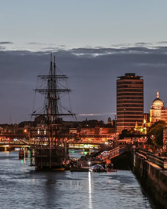 Docklands Night & Moon