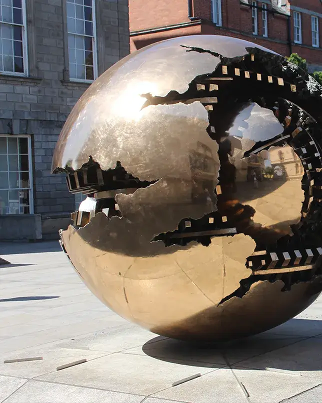 Sphere Within Sphere sculpture