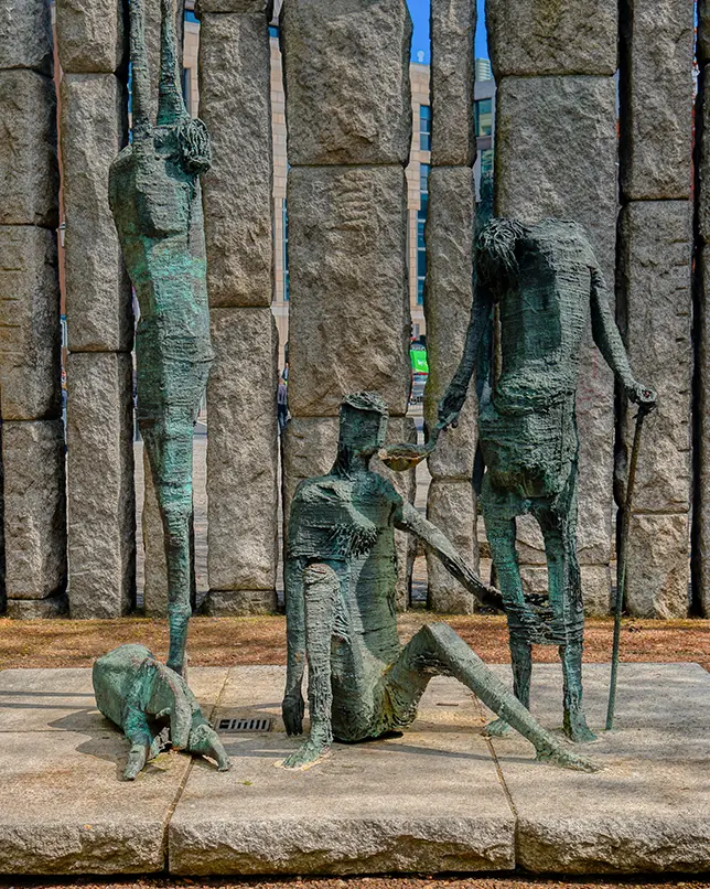 St. Stephen's Green Park, Hungry Heart Famine Memorial, Dublin City