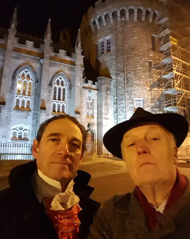 Pat Liddy & friend, Count Dracula!